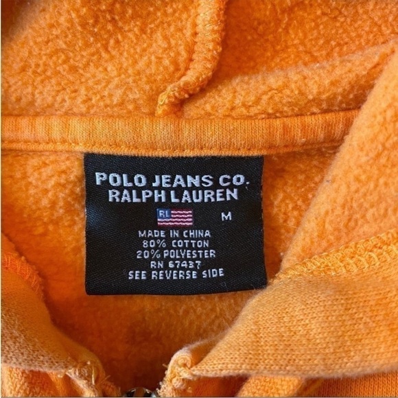 Polo Jeans Kids Medium Full Zip Hooded Sweatshirt - Picture 3 of 3